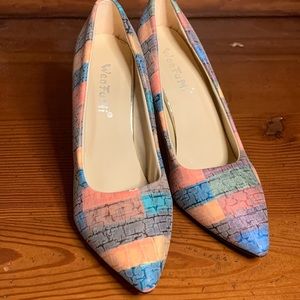 Multicolor heels to go with every outfit!